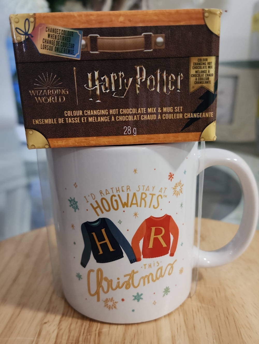 Harry Potrer Color Changing Mug Wirh Hot Chocolate.